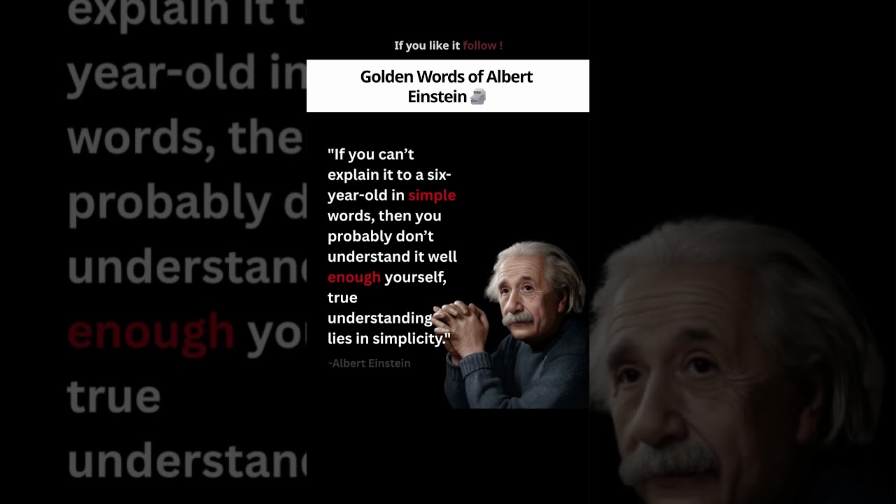 Golden words of Albert Einstein #quotes #life