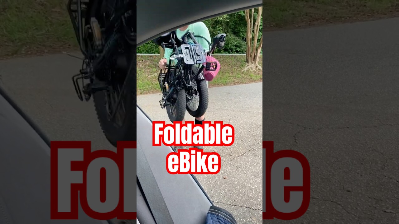 How to fold a Lectric step-through ebike