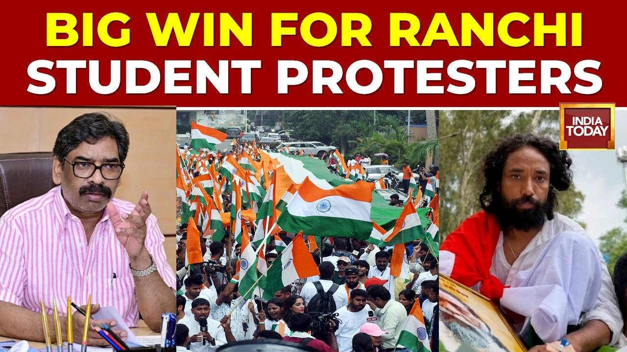 Jharkhand Student Protest: CM Soren Scraps JSSC CGL Exam; Devendra Mahato Ends Hunger Strike