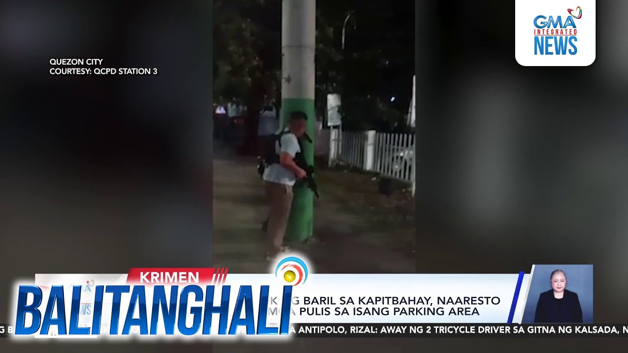Lalaking nagpaputok ng baril sa kapitbahay, naaresto nang makorner ng mga pulis... | Balitanghali