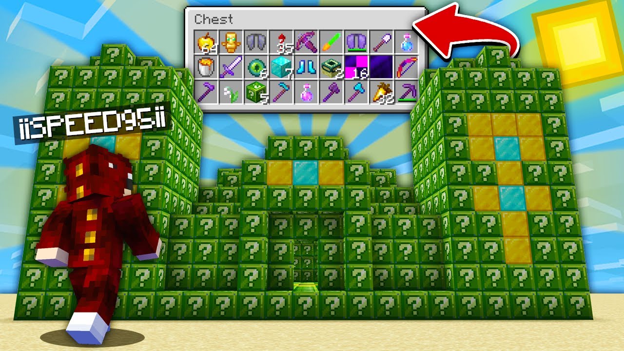 ماين كرافت بس قلعة الصحراء تتحول الى بلوكات حظ الايمرلد !!🔥😱