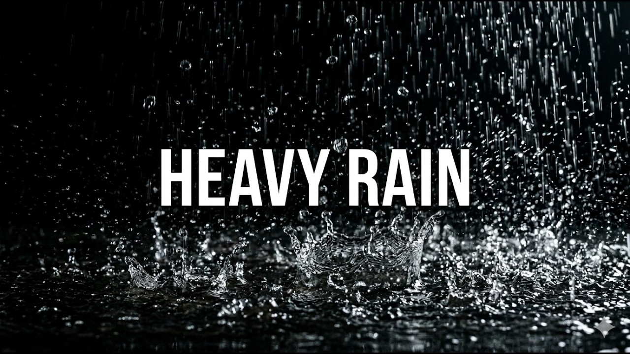 Deep Sleep & Insomnia Relief (No Music)Heavy Rain on Tin Roof