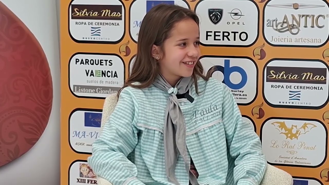 16 PAULA. FALLA SERRERIA. Falleras mayores y presidentes infantiles 2026