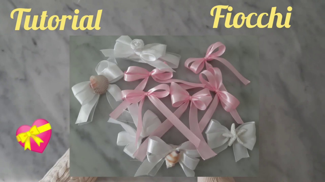 TUTORIAL FIOCCHI | fatti a mano con il nastro | metodo velocissimo 🎀💝 #fiocco #nastro #tutorial