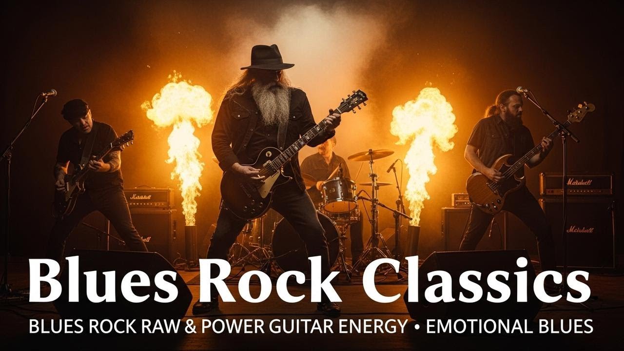 Jimi Hendrix, Deep Purple, Led Zeppelin, AC DC – Classic Rock Journey & Blues Fire