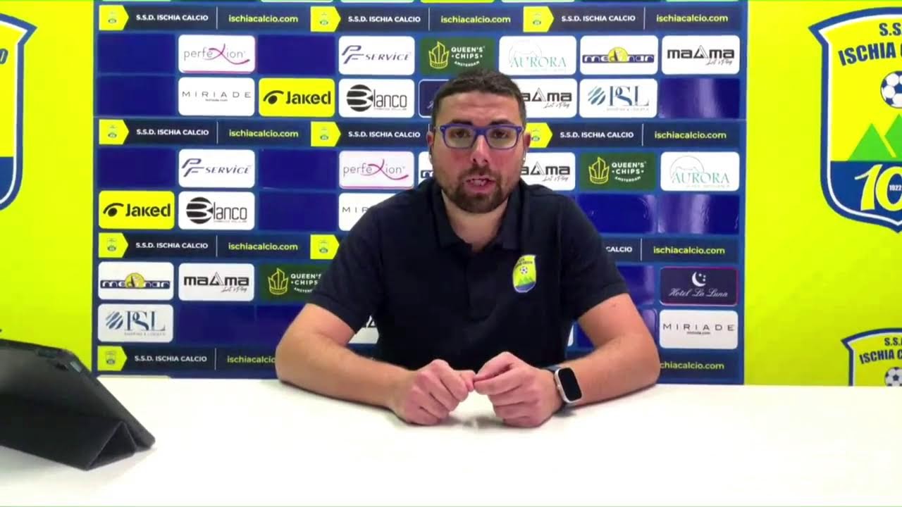 Conferenza stampa Ischia Calcio in vista dell'Atletico Lodigiani
