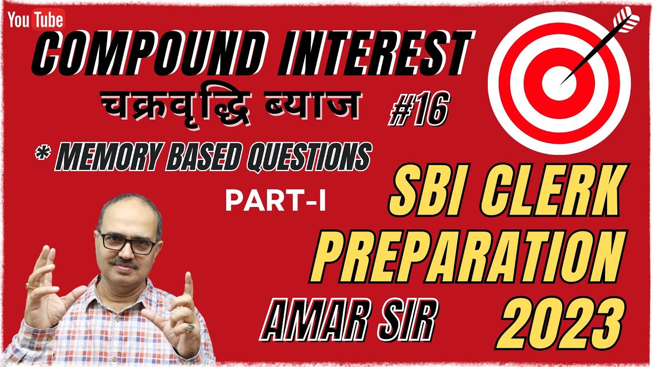 Compound Interest Tricks | SBI Clerk Memory Based | Amar Sir 'Line Method'@Amar Sir