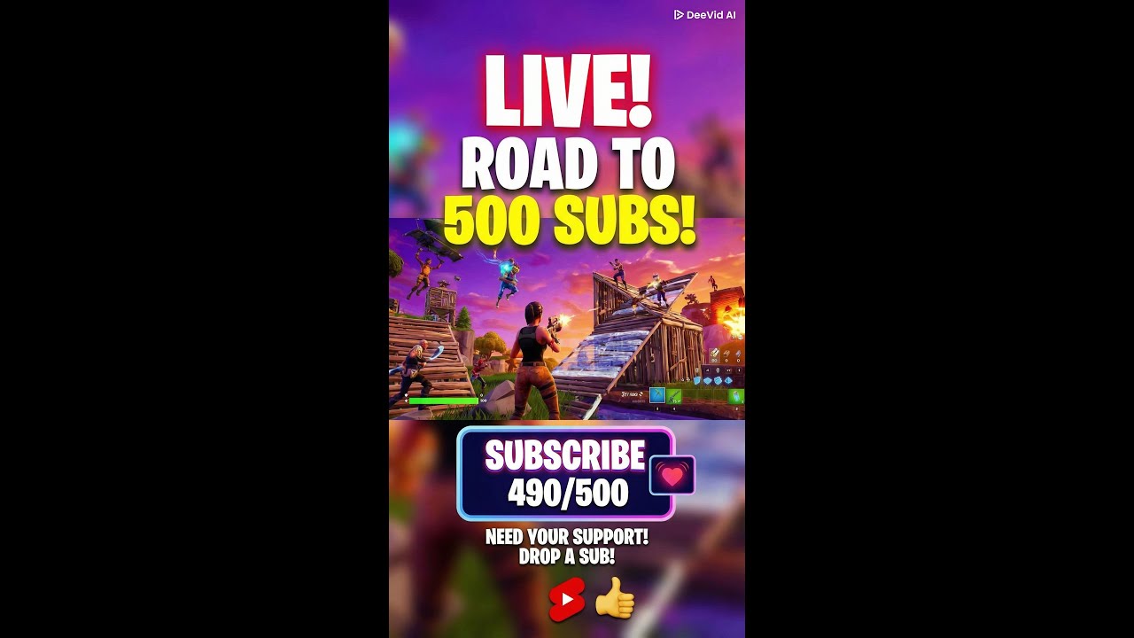 STREAMING UNTIL 500 SUBS!!! 👀