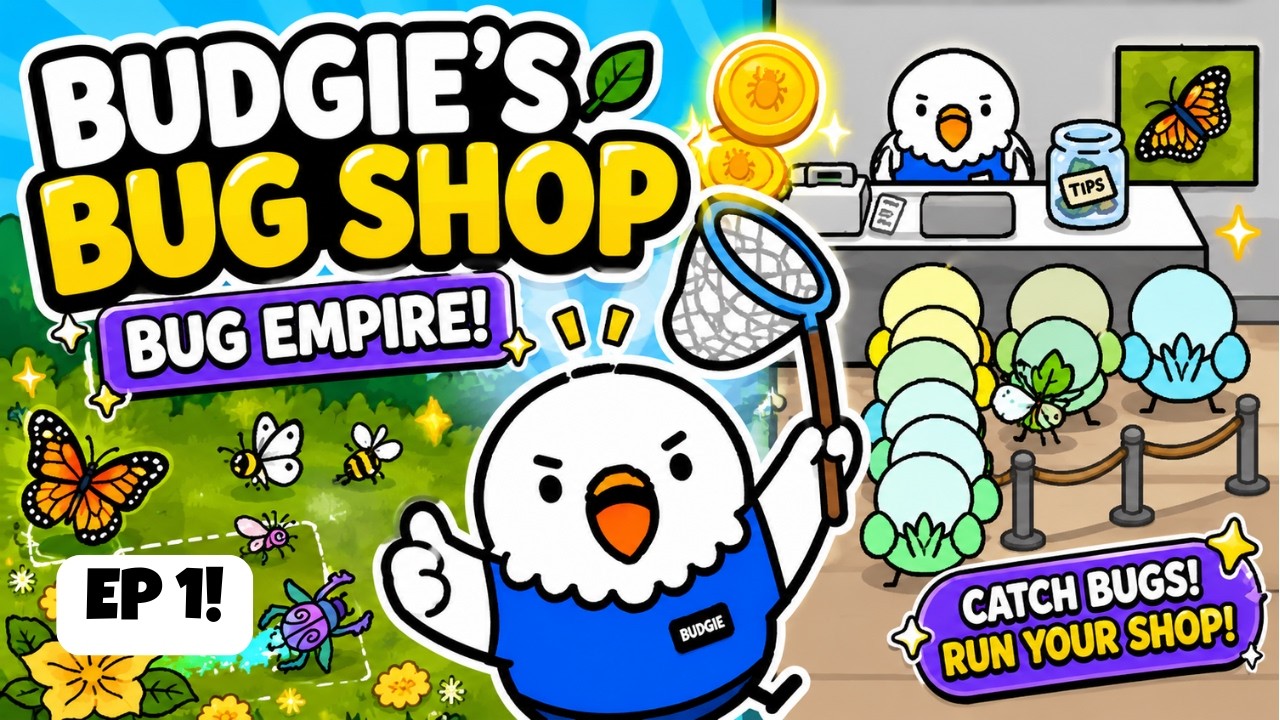I Turned Bugs Into a Business Empire! | Budgie's Bug Shop EP 1