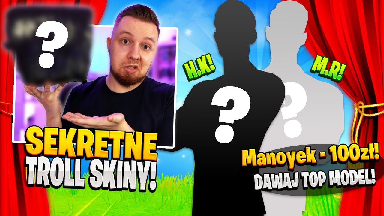 TROLLUJĘ top model SEKRETNYMI SKINAMI w Fortnite ... ⚽ (był w SZOKU!)