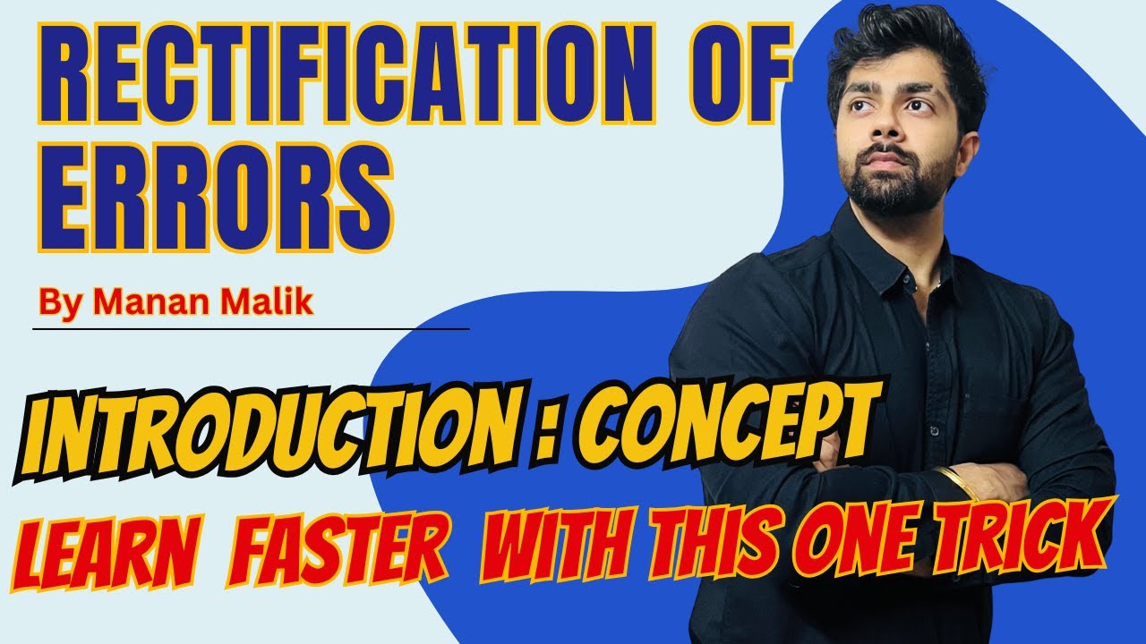 Tricks Assumptions Keywords & Concept in 20 Miinutes | Rectification Of Errors | Class 11