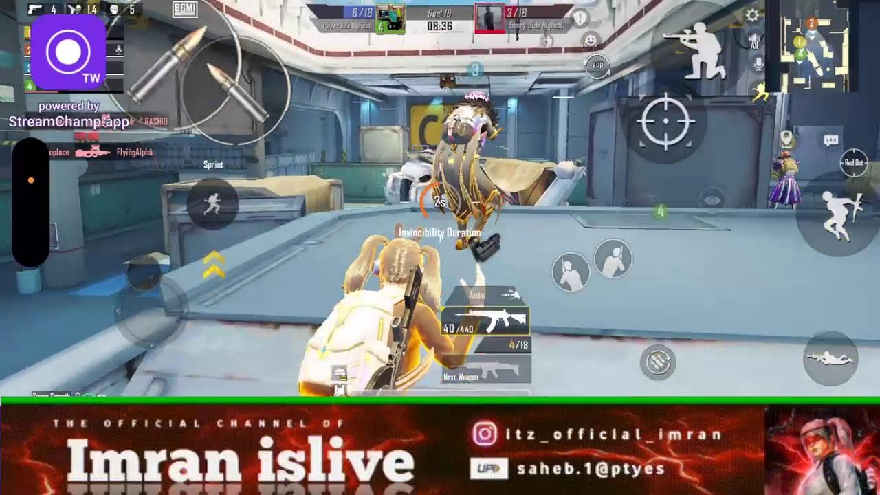 Broadcast powered by StreamChamp