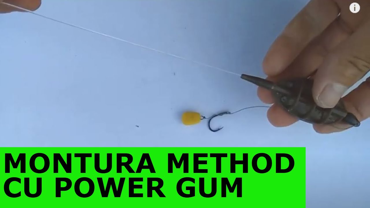 MONTURA METHOD cu #PowerGUM - MONTURA PENTRU FIR DE TEXTIL #CUMFACEMMONTURAPOWERGUM