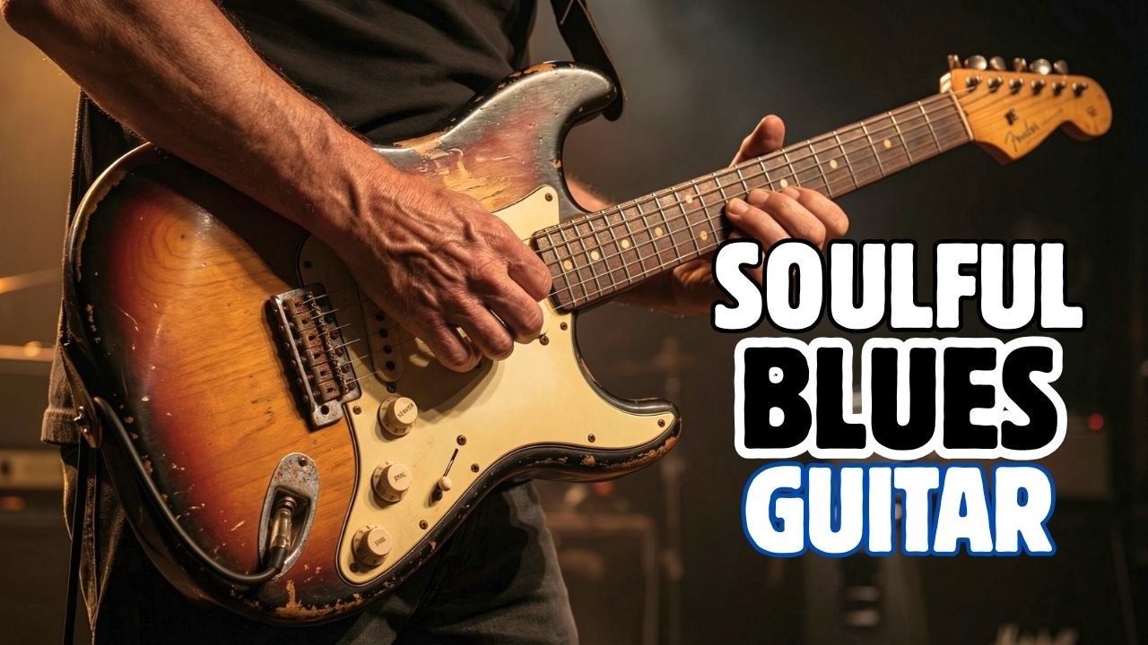 Soulful Slow Blues Guitar Instrumental for Calm and Introspective Nights | Deep Tone Blues