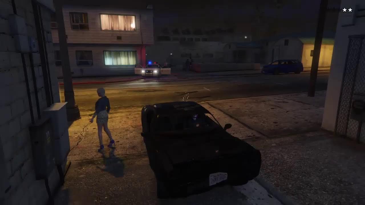 Running from the police and stuff (GTA5 2026)