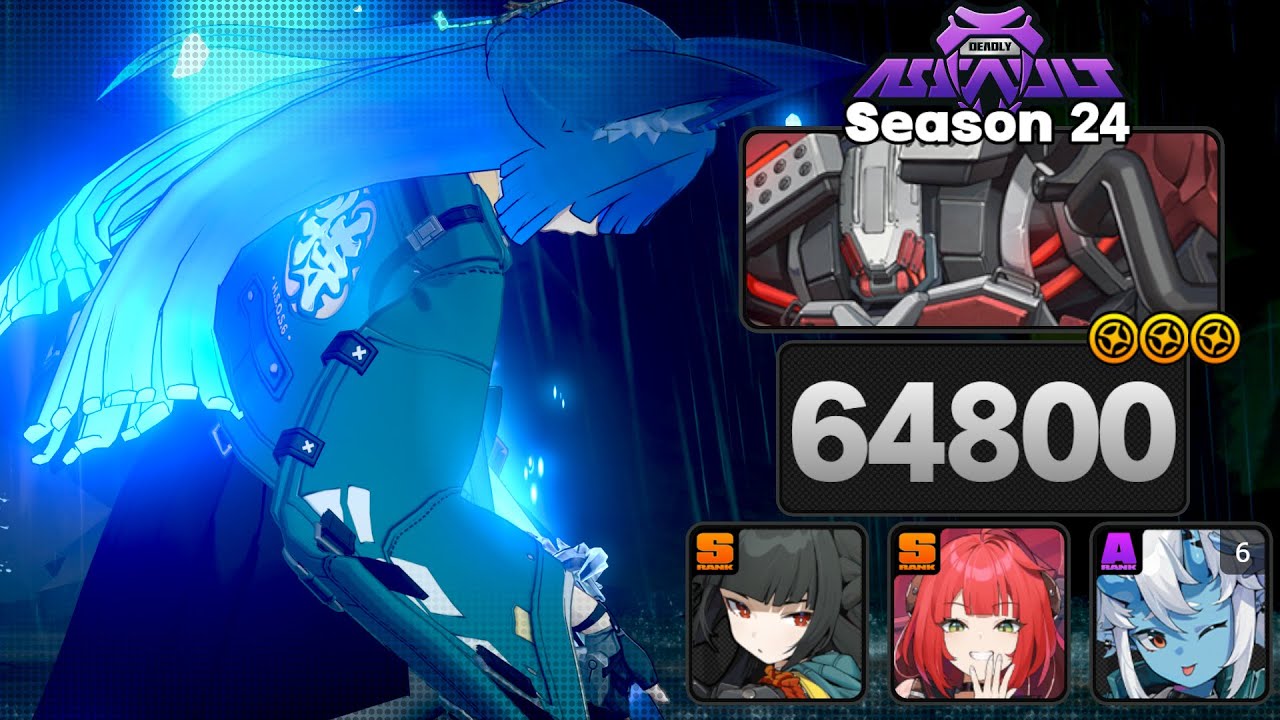M0R1 Miyabi 64k Kill Typhon | ZZZ Deadly Assault 2.3.3 (S24)