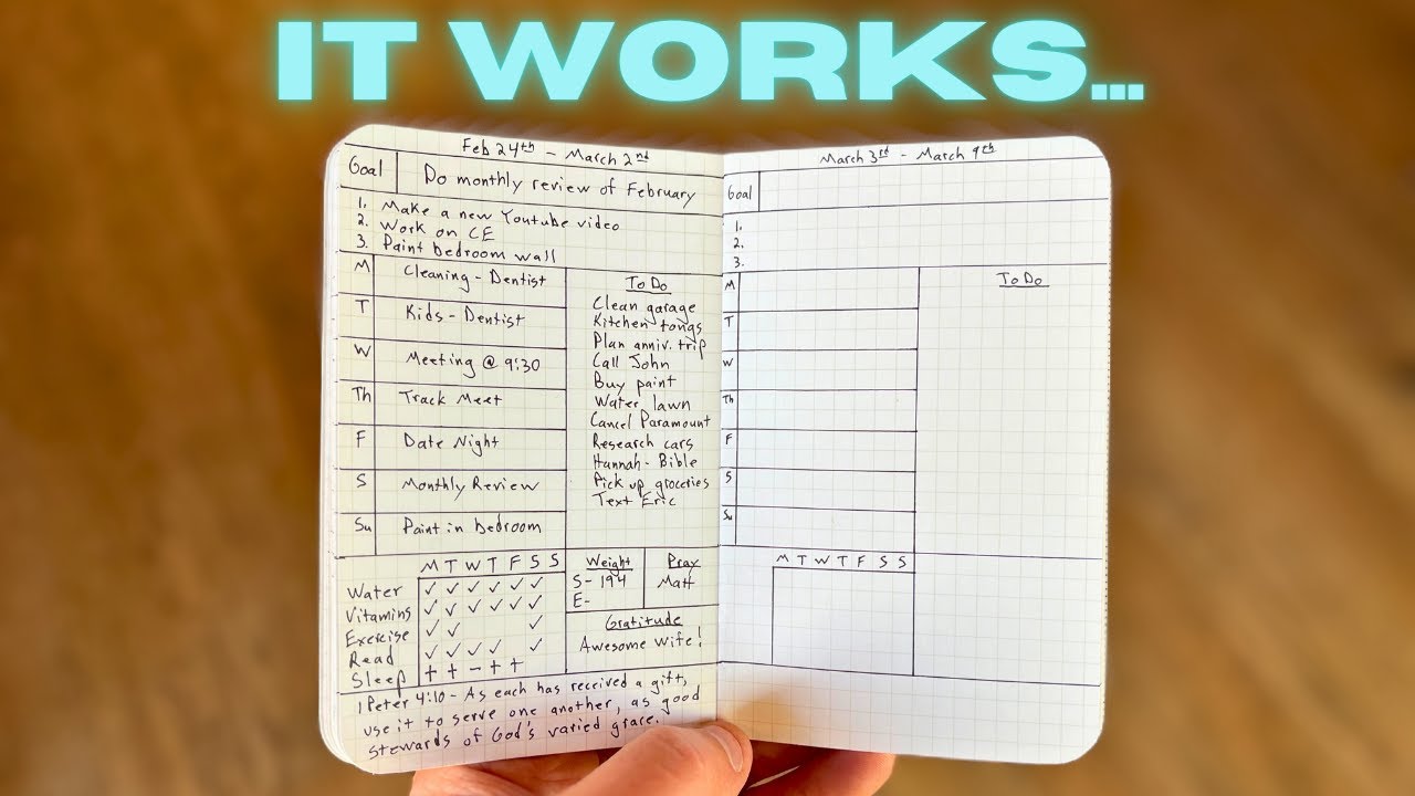 How I Stay Organized with Just a Pocket Notebook