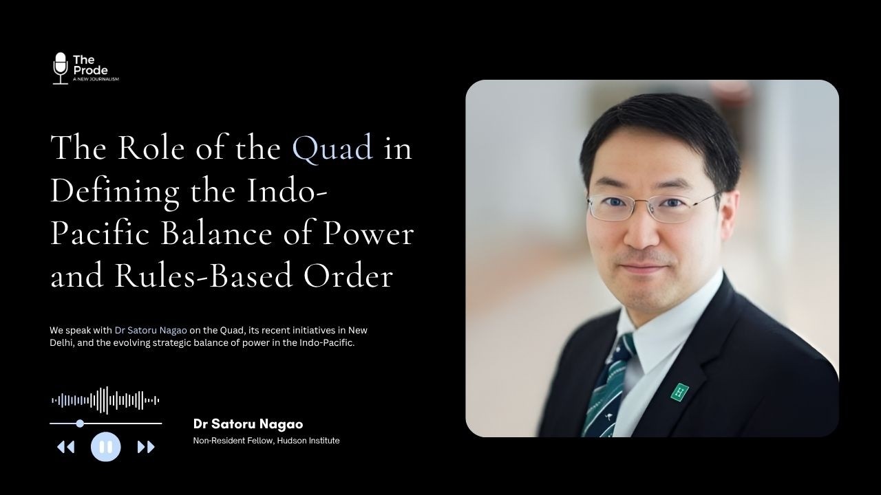 The Quad and the Indo-Pacific Order | Dr Satoru Nagao on Strategic Balance and New Delhi Initiatives