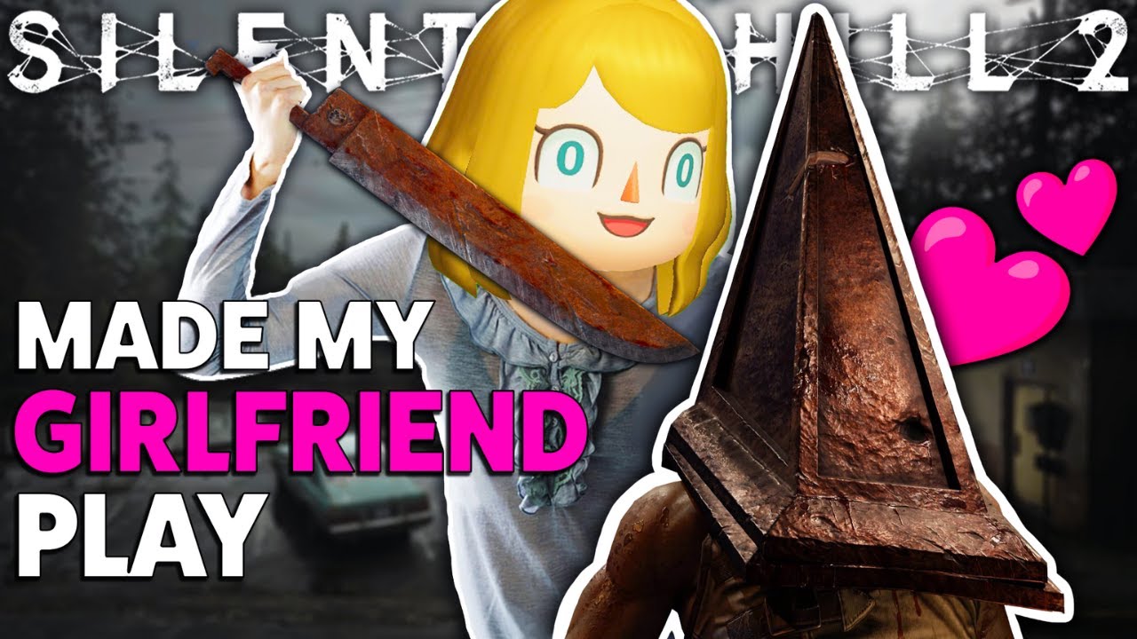 Заставил свою девушку сыграть в Silent Hill 2 Remake