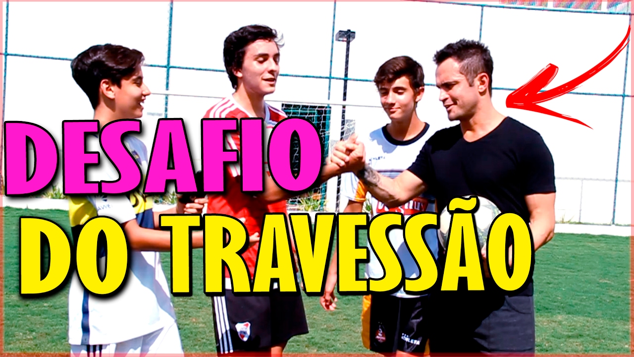 DESAFIO DO TRAVESSÃO FT. FALCÃO