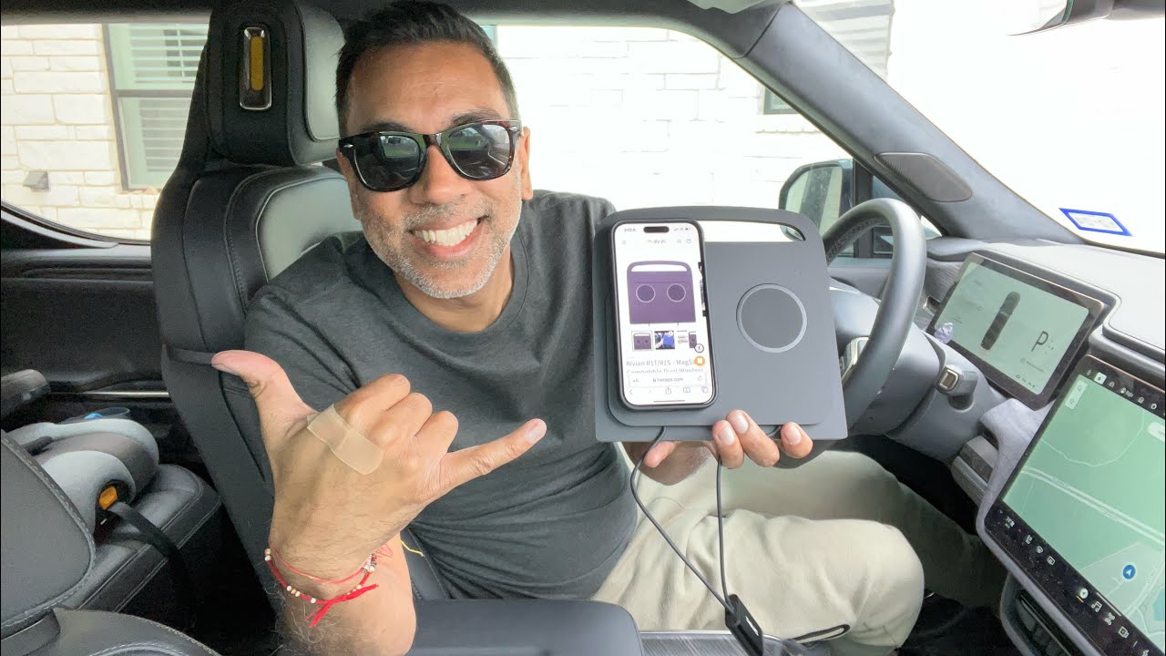 TWRAPS Wireless Charger for Rivian R1T/R1S Review and Overview