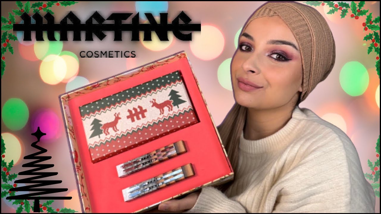 Crashtest MARTINE COSMETICS !! (+ Tuto makeup Noël) 🎄