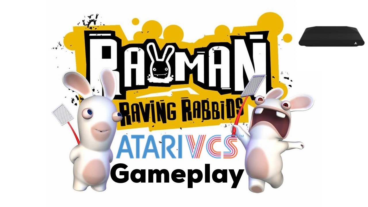 Rayman Raving Rabbids Atari VCS Gameplay