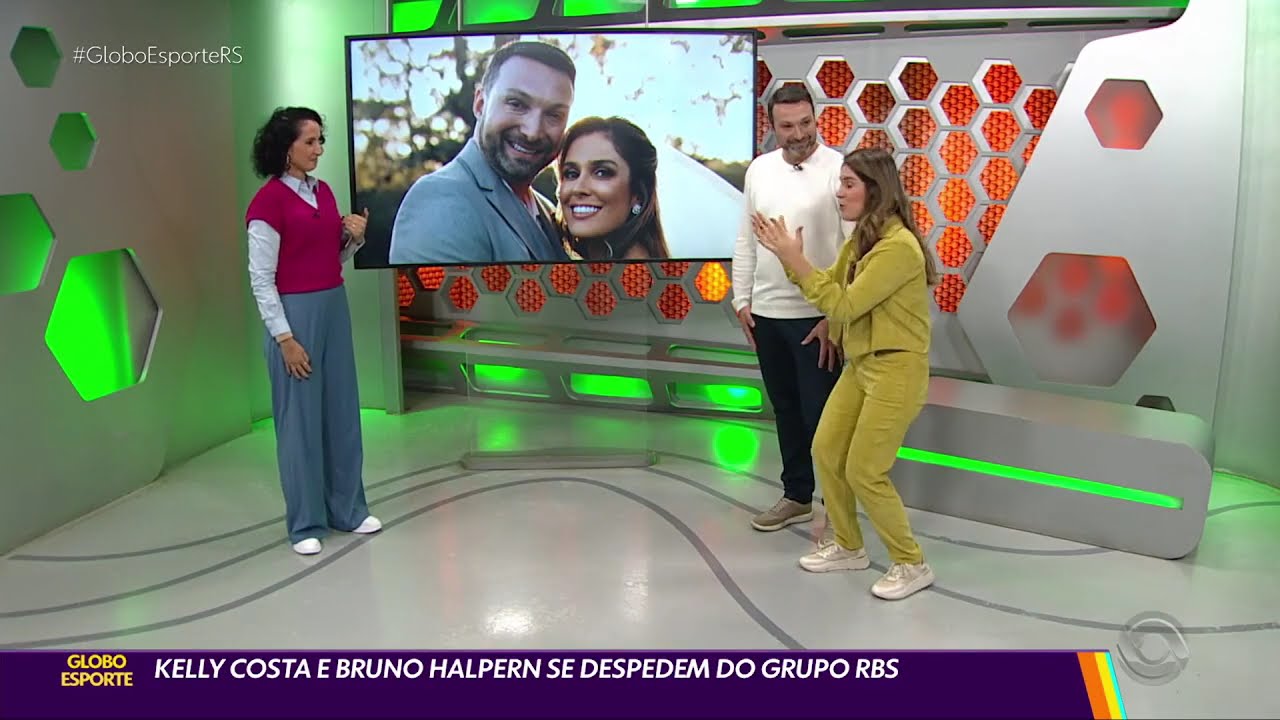 Encerramento do Globo Esporte RS com homenagens a Bruno e Kelly Costa | RBSTV (24/07/25)
