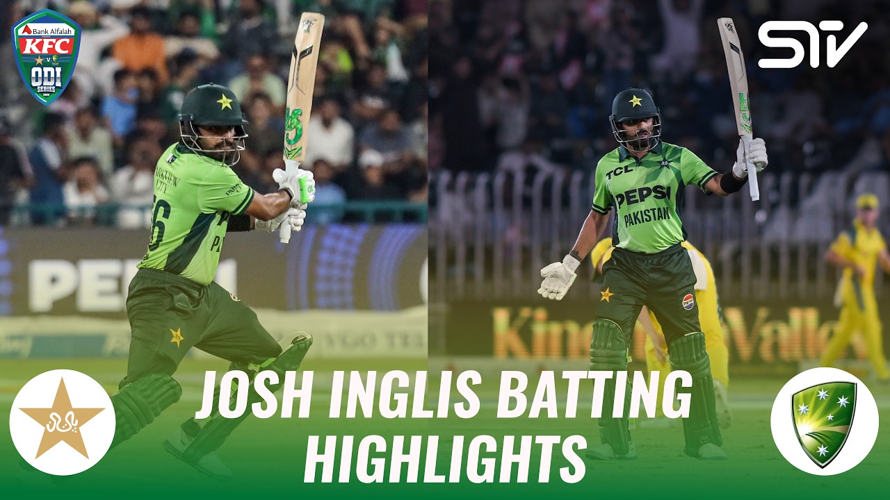 Babar Azam Masterclass | Cover Drives, Fours & Sixes | Pak vs Aus | ODI Series 2026 | PCB | M9J1U