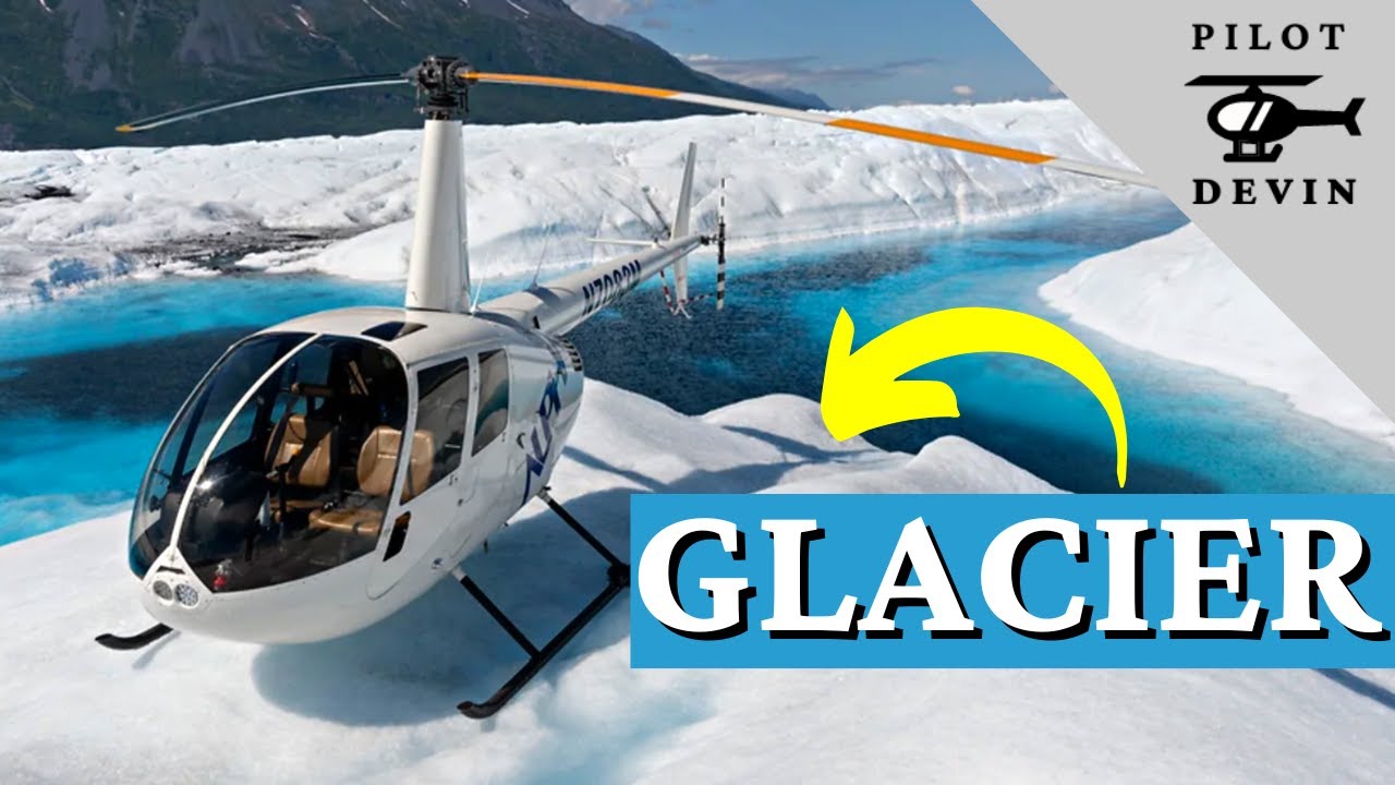 Landing a Helicopter On A Glacier In Alaska!!