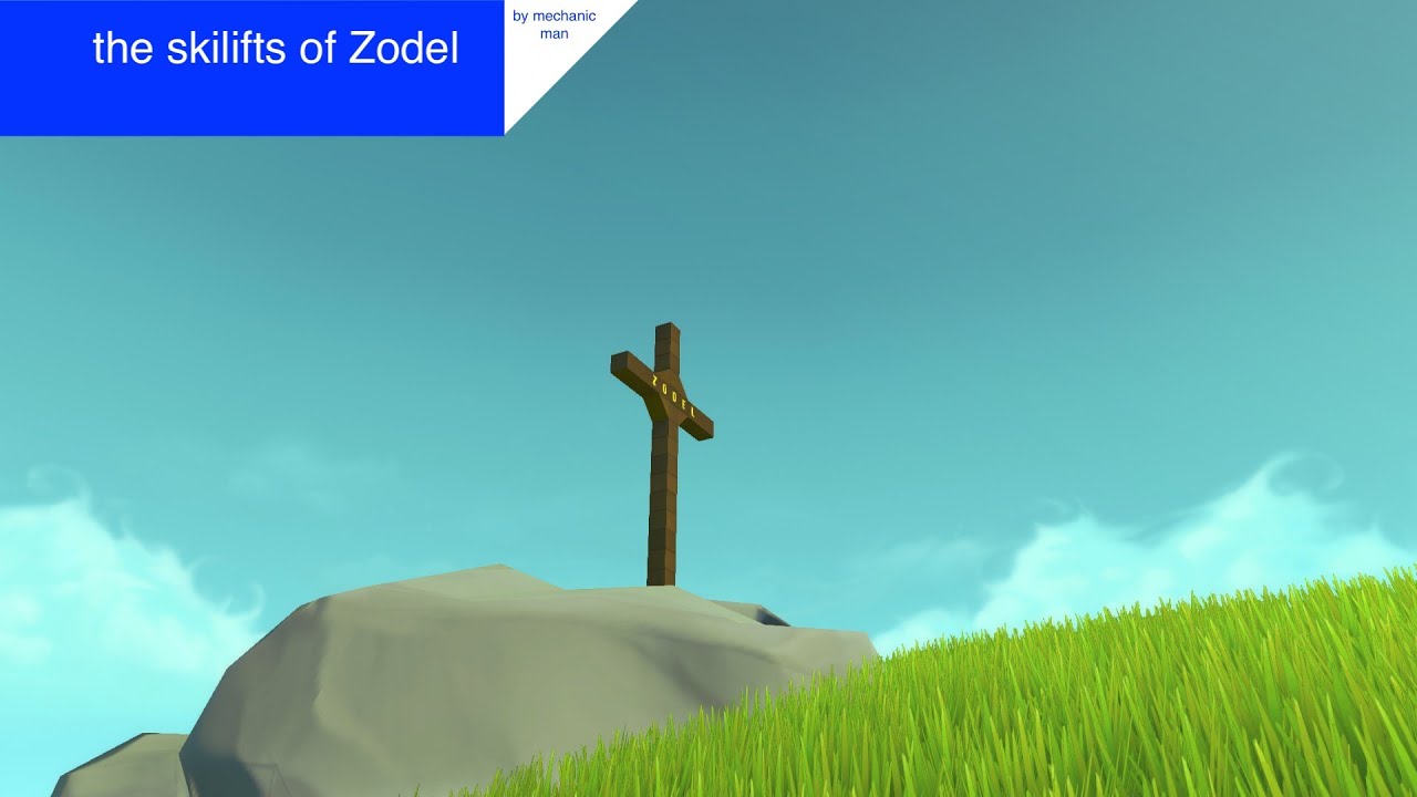 Built 4 Skilifts in one scrap mechanic map! (+map download)