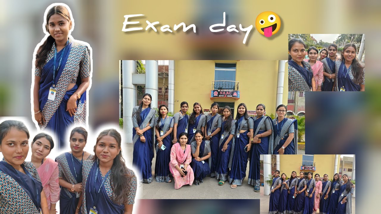 Exam day🤪😜|shobhabahini|#youtubeshot #shortvideo #clg #b.ed#exam 