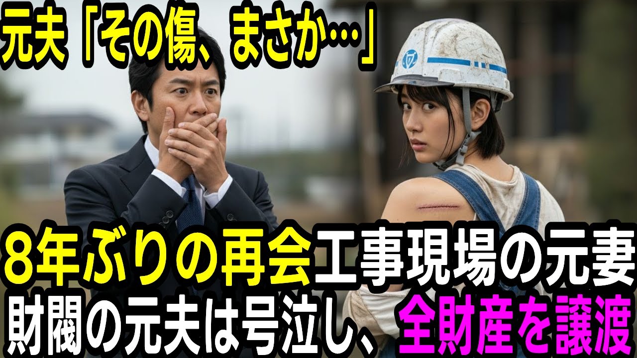 離婚から8年。工事現場で重労働をする元妻の背中には「ある傷」が…真実を知った財閥の元夫は絶望し、3000億の資産を全て彼女に捧げた