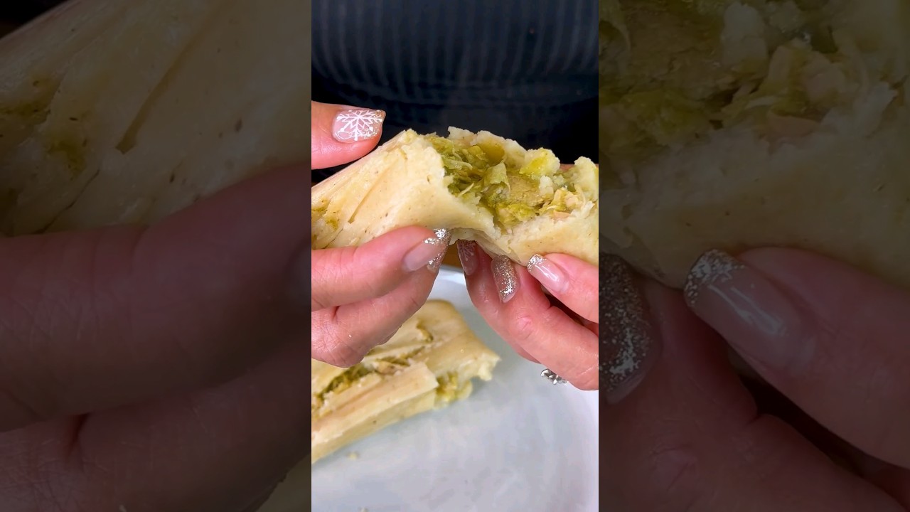 Tamales Verdes de Pollo #shorts