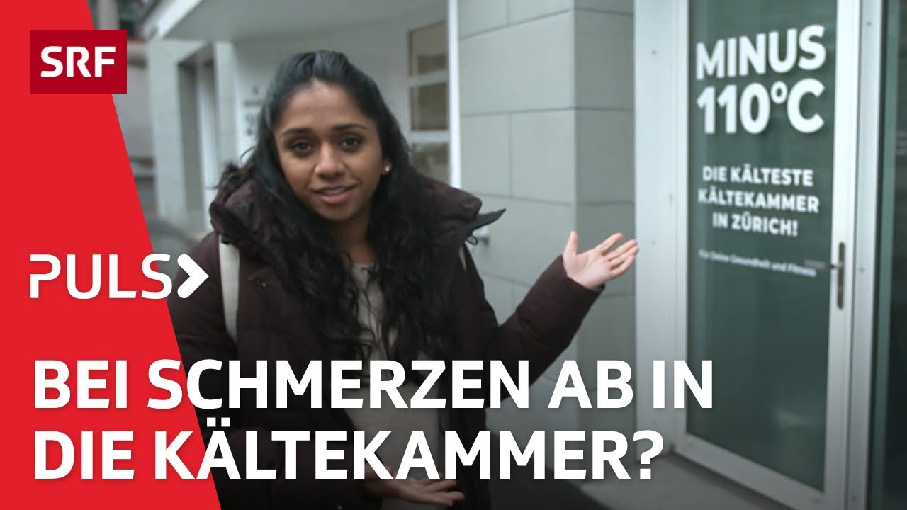 Frieren in der Kältekammer: Was bringt Kryotherapie der Gesundheit? | Puls | SRF Wissen