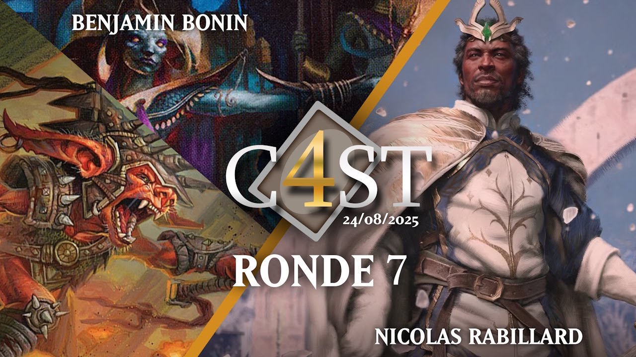 C4ST Summer 2025 - Round 7 - Rograkh BG vs Aragorn - MTG Duel Commander