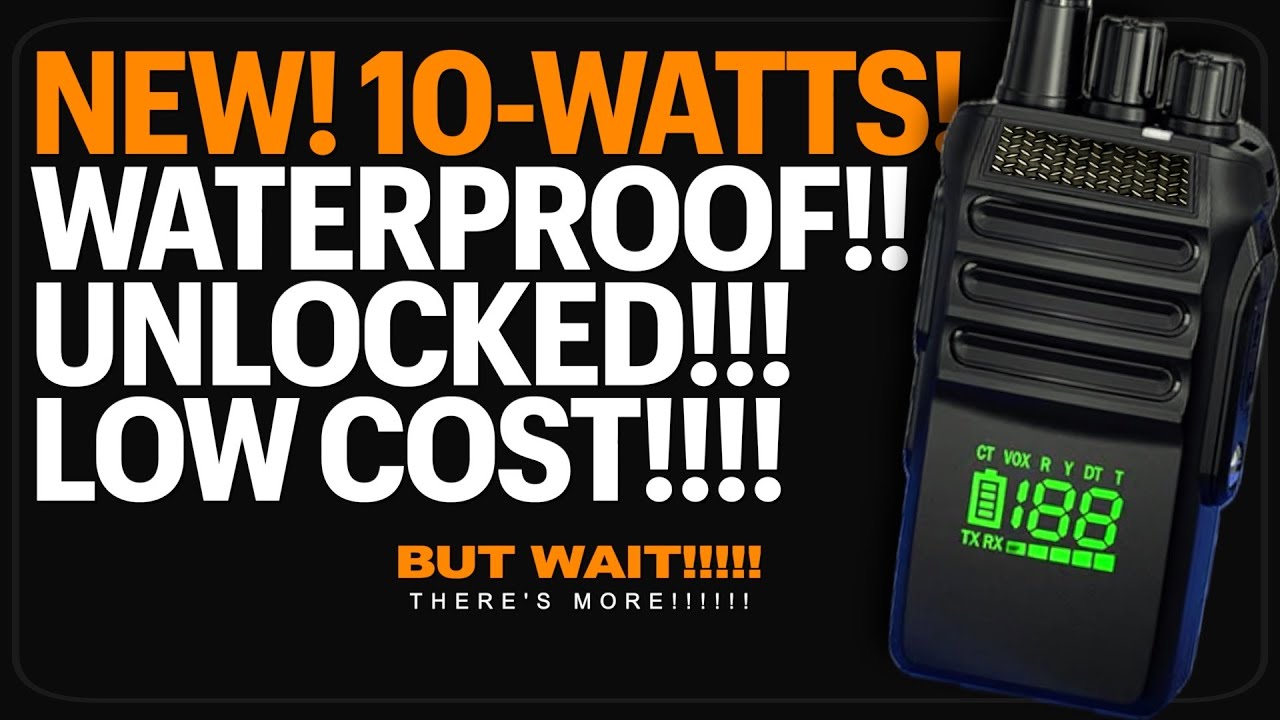 Radtel RT-493 GMRS Radio Review - NEW UNLocked, High Power GMRS Radio Just Released By RadTel