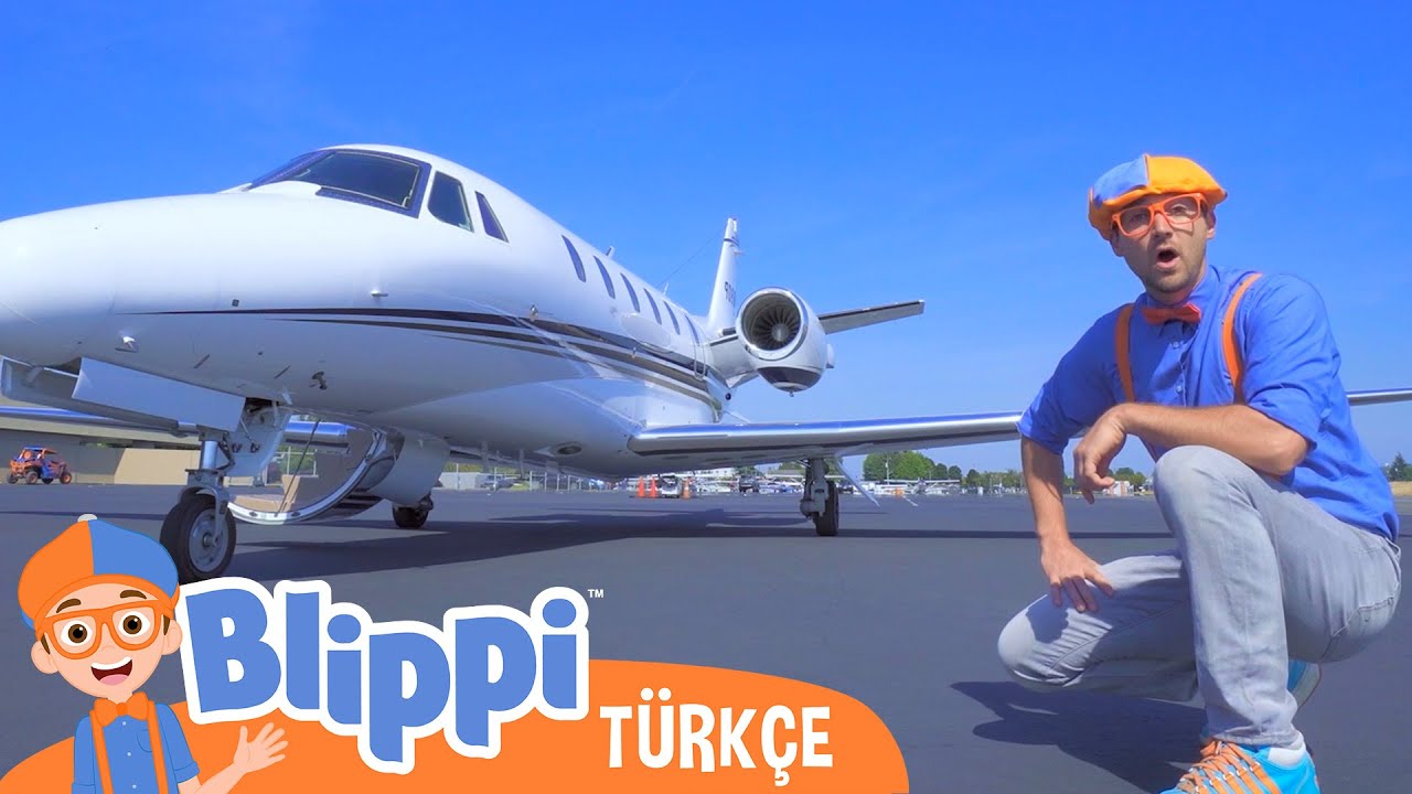 Blippi Özel Jet Keşfediyor | Blippi Türkçe - Çocuklar için eğitici videolar | Türkçe Dublajlı