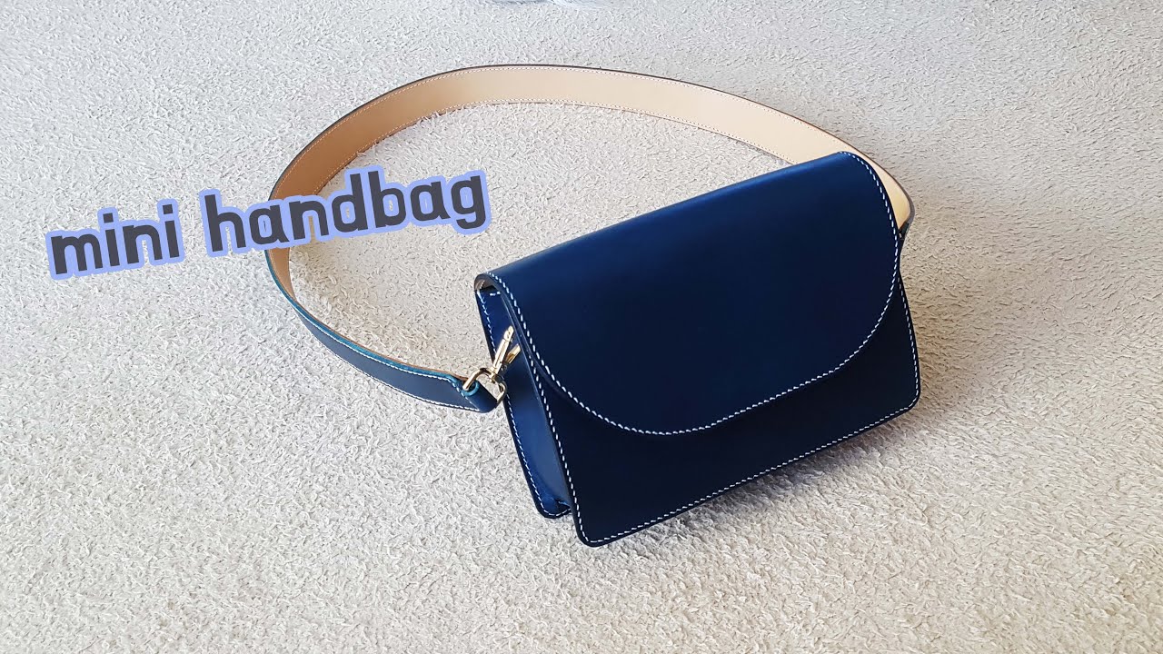 Second leather craft to make mini handbags가죽공예 미니핸드백만들기 2탄 free pattern PDF