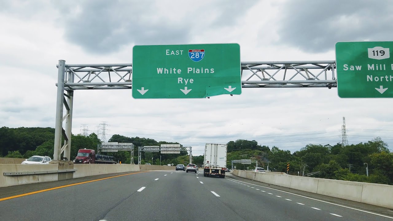 Driving from Tarrytown, NY to Westchester County Airport (HPN) via I-287 & I-684