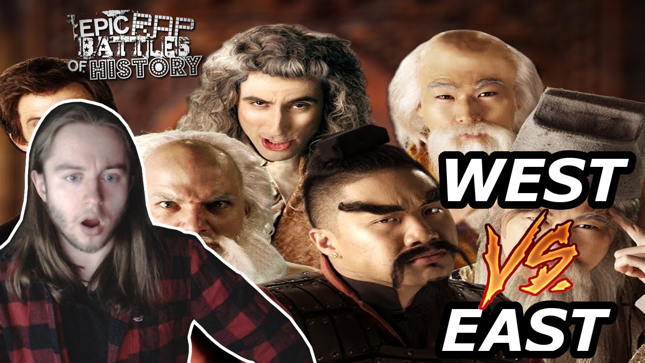 GERMAN REACTS Eastern Philosophers vs Western Philosophers. Epic Rap Battles of History