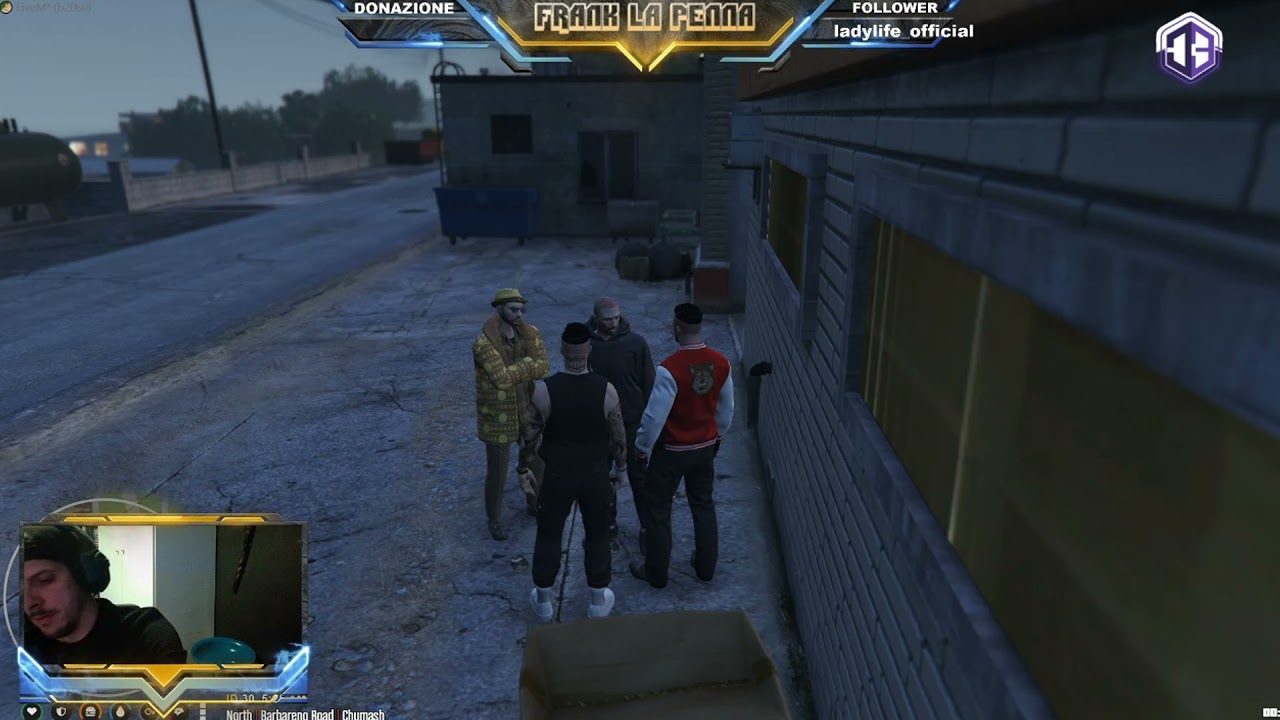 Frank la Penna Litiga in live di brutto sul server di Luke4316