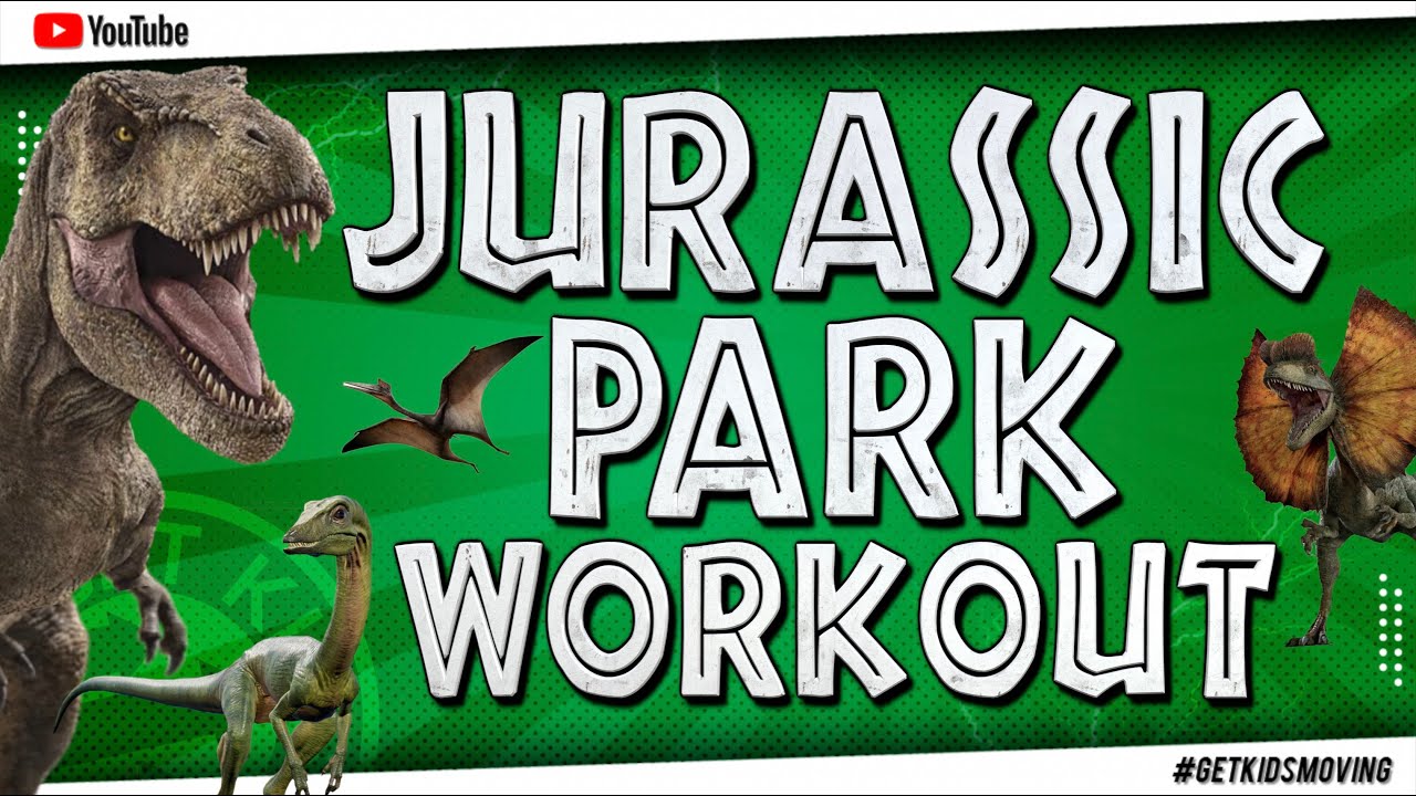The Jurassic Park 'DINOSAUR KIDS WORKOUT' (10mins)