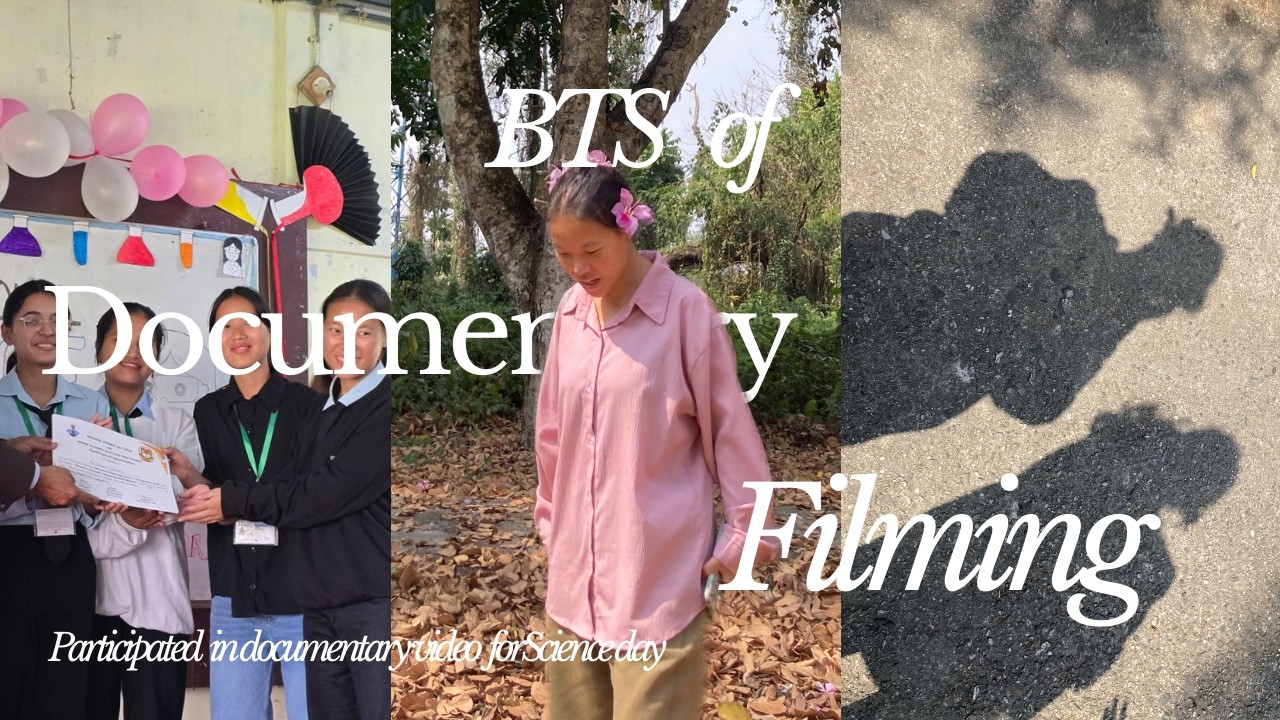BTS of filming Documentary video for Science Day ||  First Vlog with college classmates