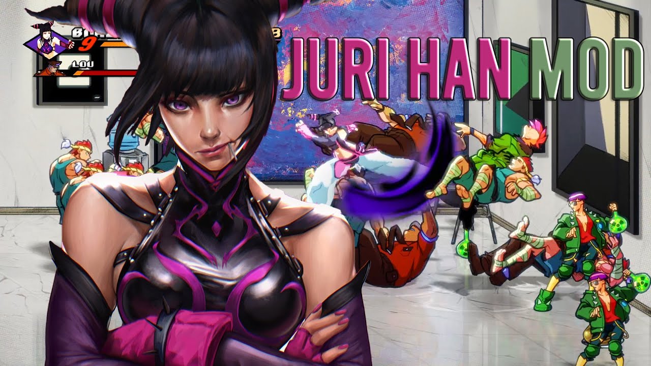 Streets Of Rage 4 - Juri Han Skin Arcade Mania+ V8 (998.570)