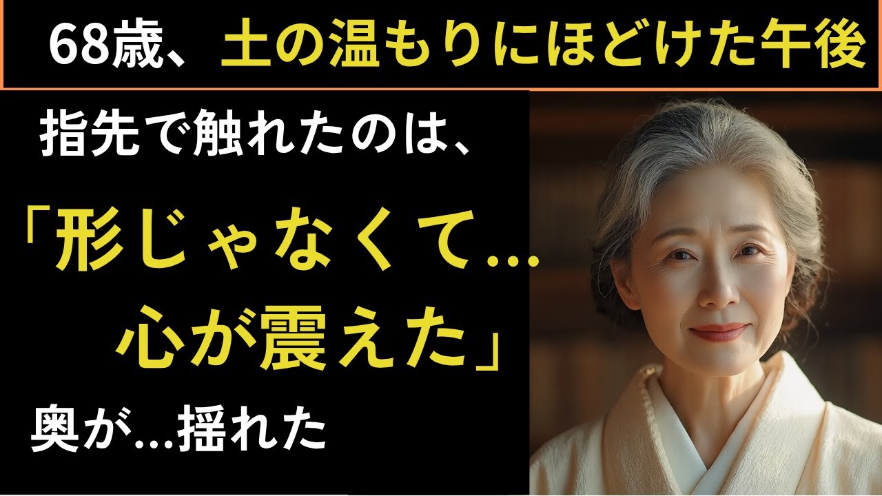 【シニア恋愛】「釉薬の奥に、心が透けて見えた」——68歳の陶芸家と65歳の新入りが見つけた、静かな愛の形