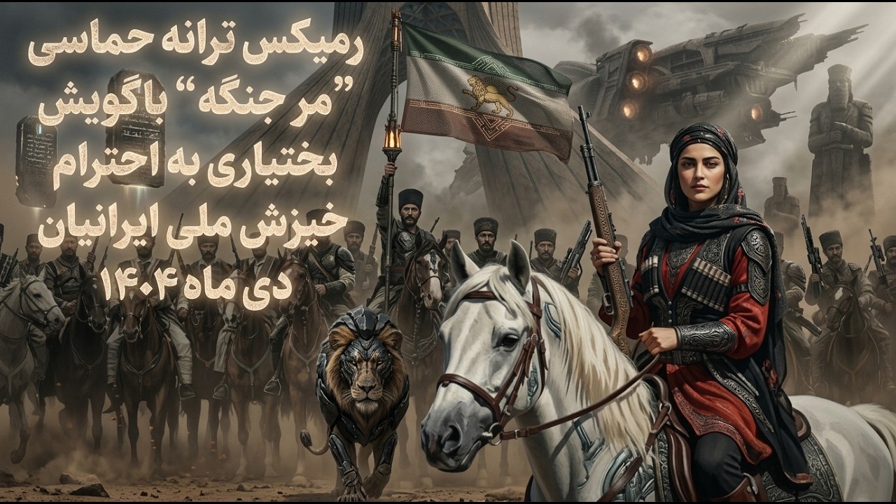 رمیکس ترانه حماسی مرجنگه  بختیاری تقدیم به همه اقوام میهن پرست ایرانی. قیام ملی ایرانیان دی ماه ۱۴۰۴