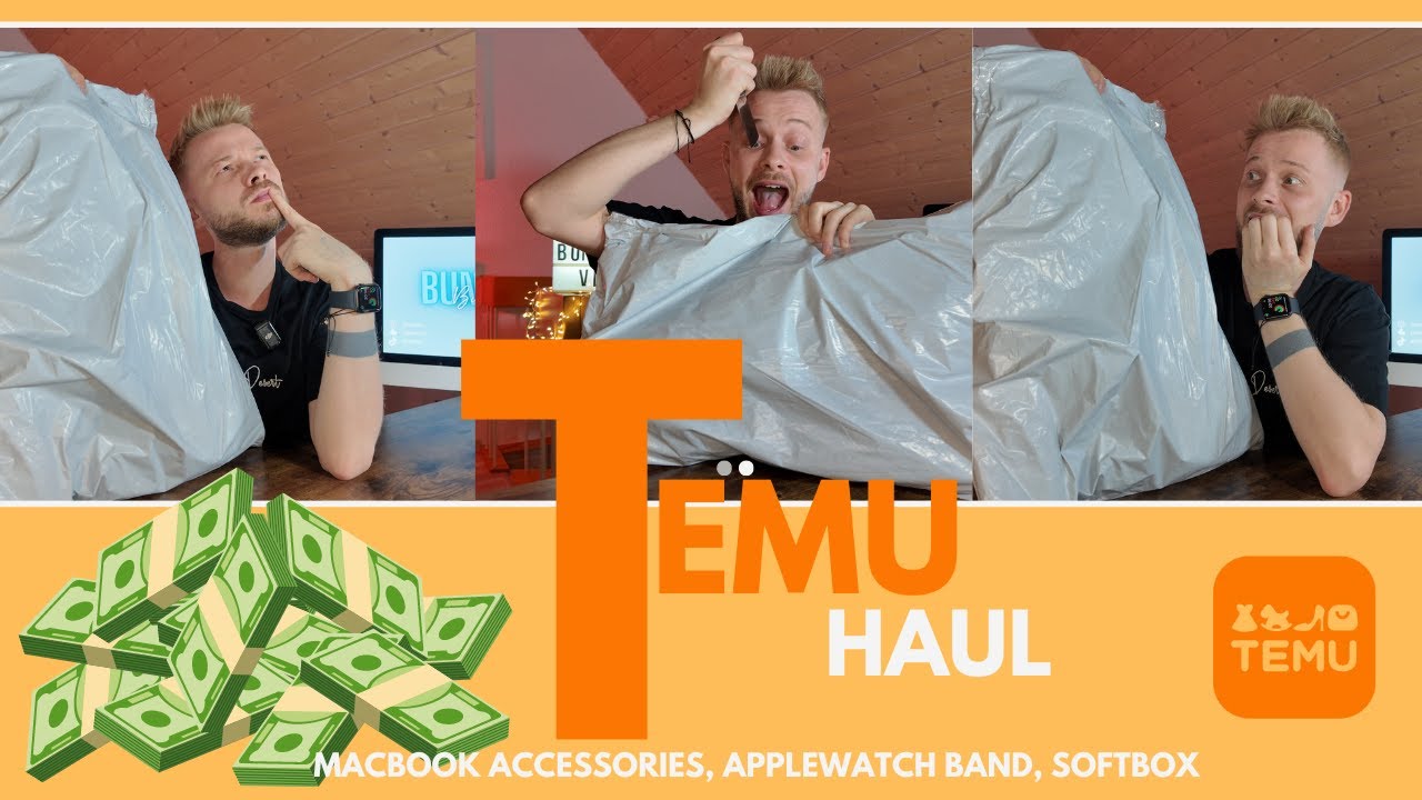 Temu Haul Macbook Zubehör, Apple Watch Armband, und eine SOFTBOX?![deutsch]