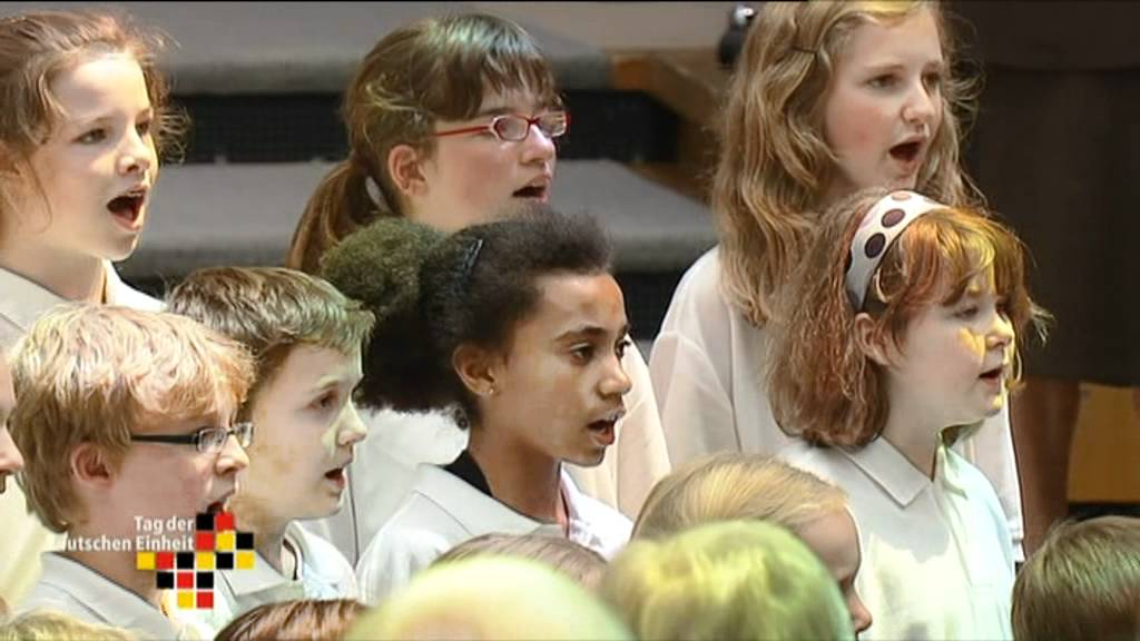Deutsche Nationalhymne - Festakt zum Tag der Deutschen Einheit 2011