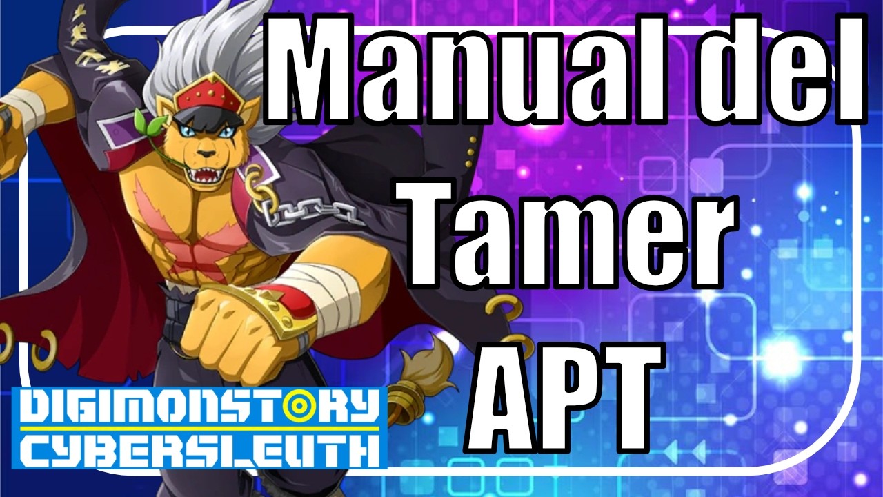 Guia de entrenamiento APT y CAM - Digimon Story Ciber Sleuth